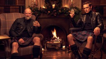 Sam Heughan i Graham McTavish z 