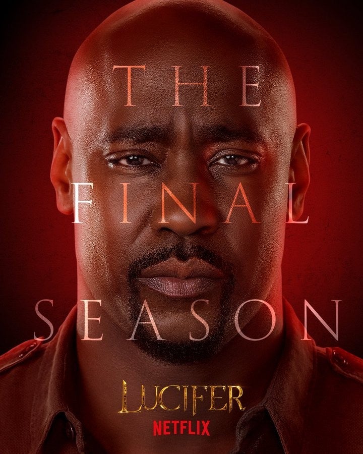 Lucyfer sezon 6 plakat D.B. Woodside Amenadiel