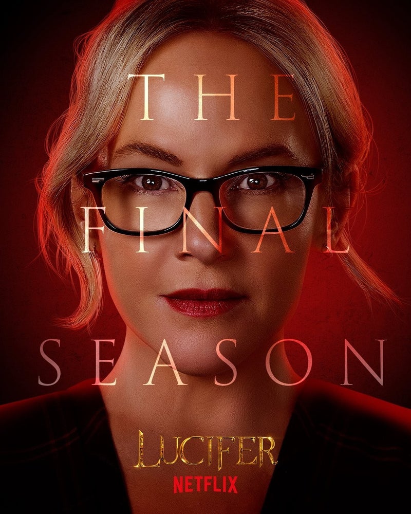 Lucyfer sezon 6 plakat Rachael Harris Linda Martin