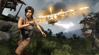 Sophie Turner jako Lara Croft na fotce z 